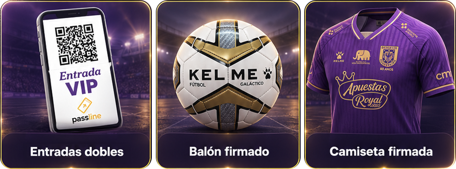 Entradas dobles, balón firmado y camiseta firmada